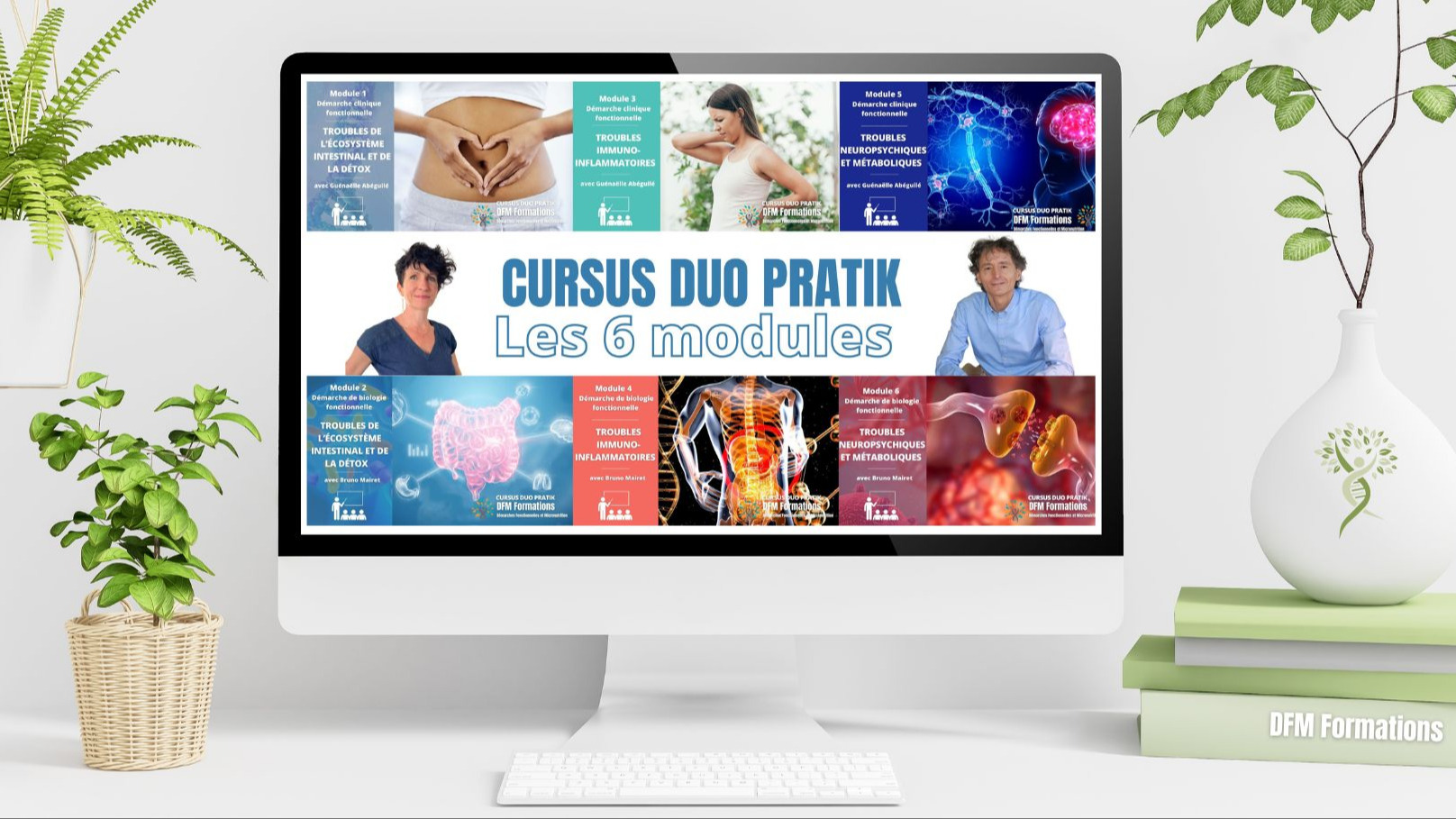 Représentation de la formation : CURSUS DUO PRATIK - 6 MODULES - E-LEARNING