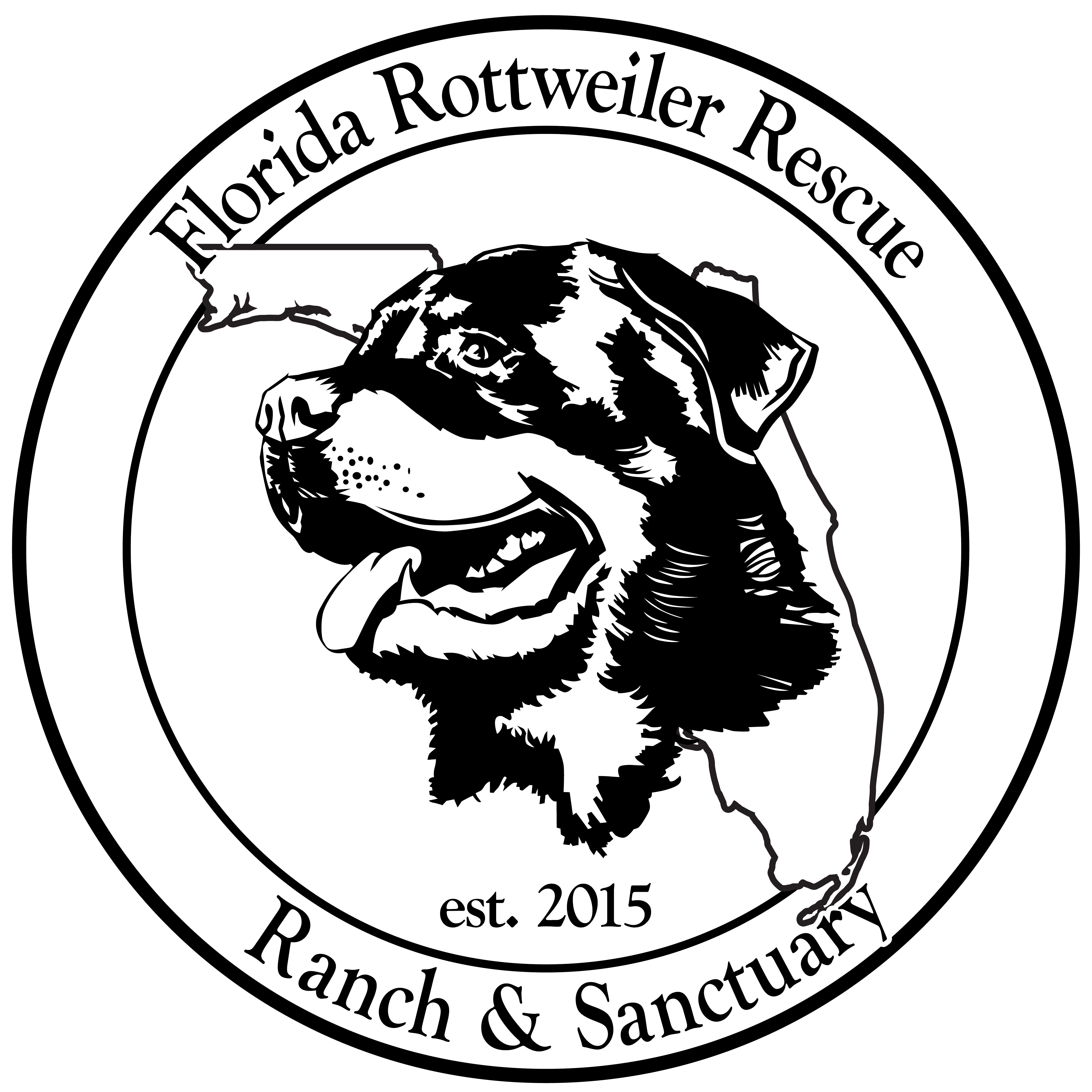 Florida Rottweiler Rescue Ranch and Sanctuary logo