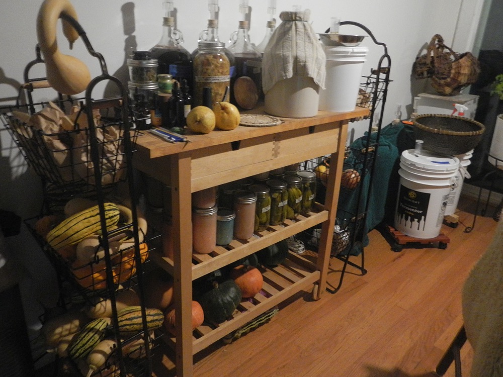 Stored Food For Winter
