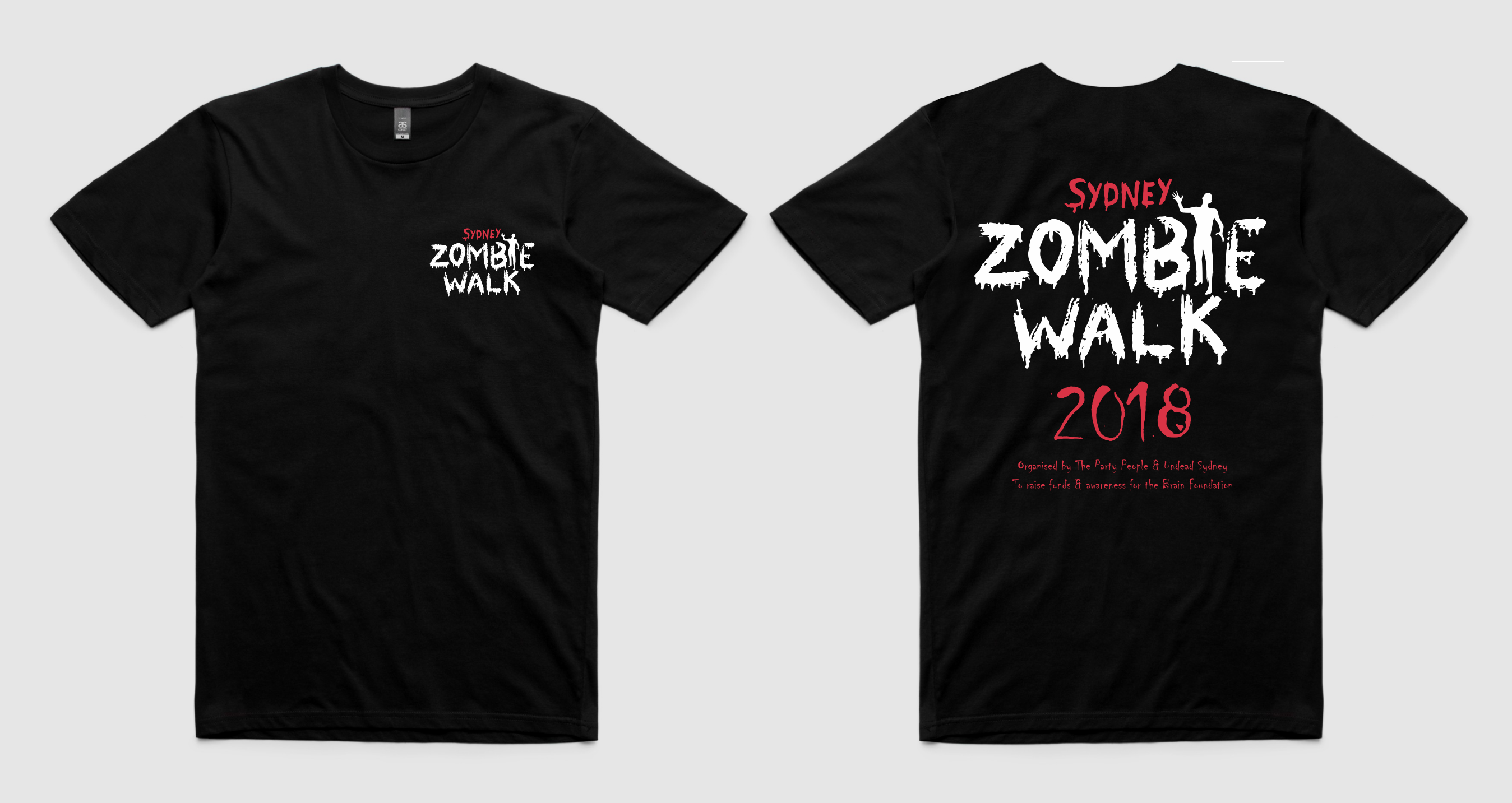 Sydney Zombie Walk 2018 Official Tshirt