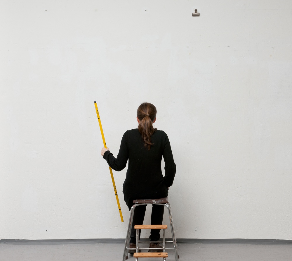 Portrait of the artists Sophie Tottie in her studio. Photo by Marcus Schneider