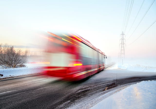 De här däcken väljer Arriva till sina bussar i vinter 