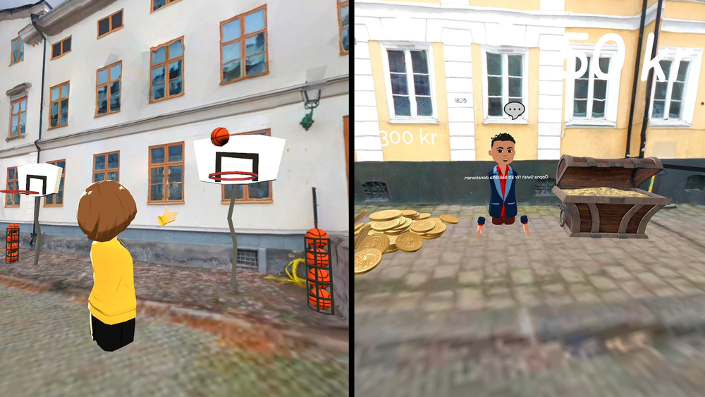 Att spela basket och, naturligtvis, skänka pengar till vår insamling är bara ett par saker som du kan göra inne i VR-miljön.