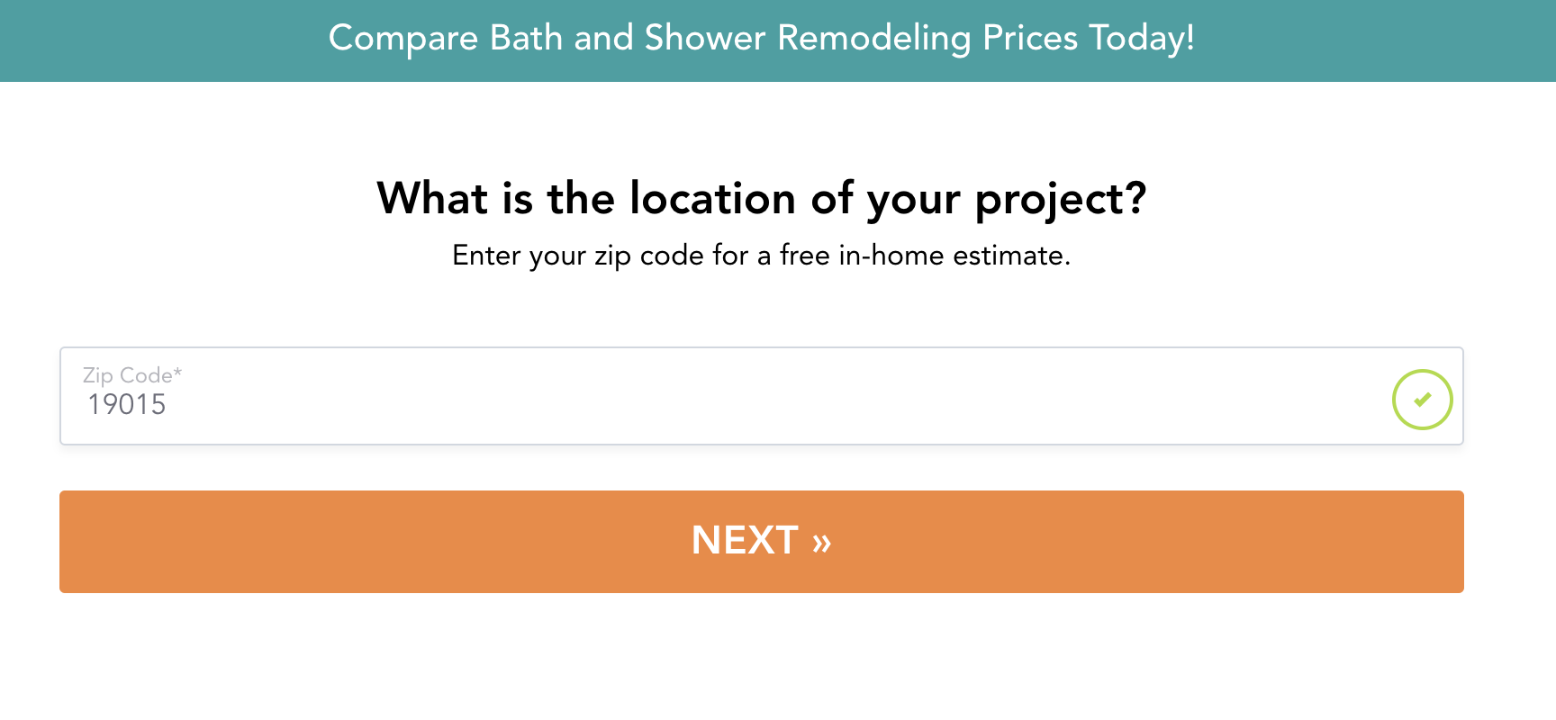 Bath and shower template