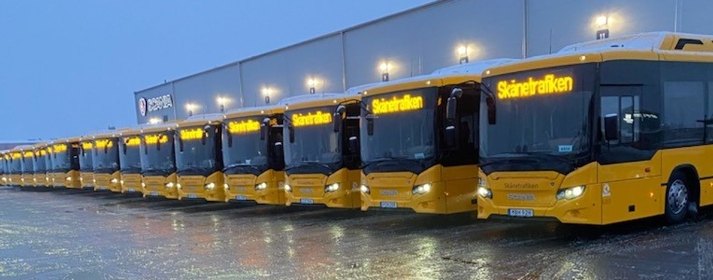 Idag börjar Arriva köra busstrafiken i norra Skåne