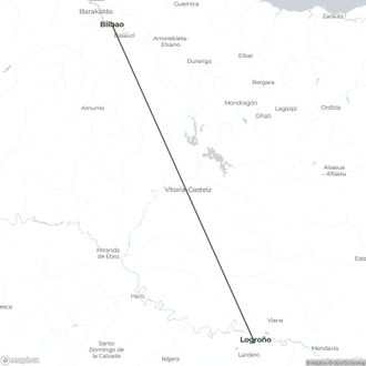 tourhub | Destination Services Spain | The Northern Gateway, Self-Drive | Tour Map