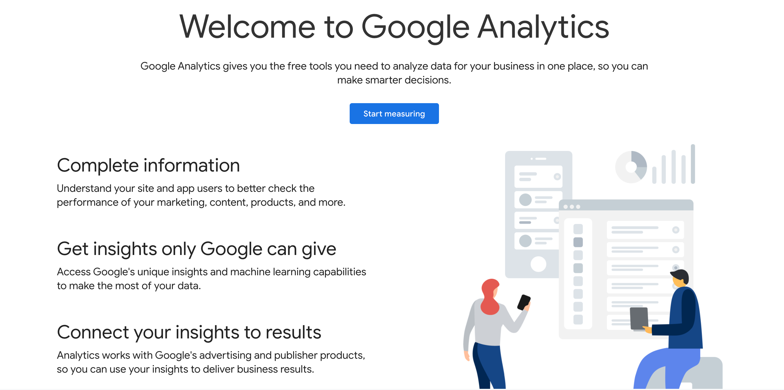 Google Analytics as an alternative to Mixpanel