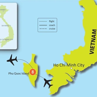 tourhub | Tweet World Travel | Luxury Wellness Package In Phu Quoc: Christmas And New Year | Tour Map