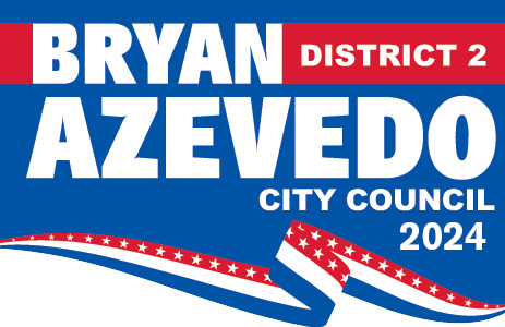 Bryan Azevedo for San Leandro City Council 2024 logo
