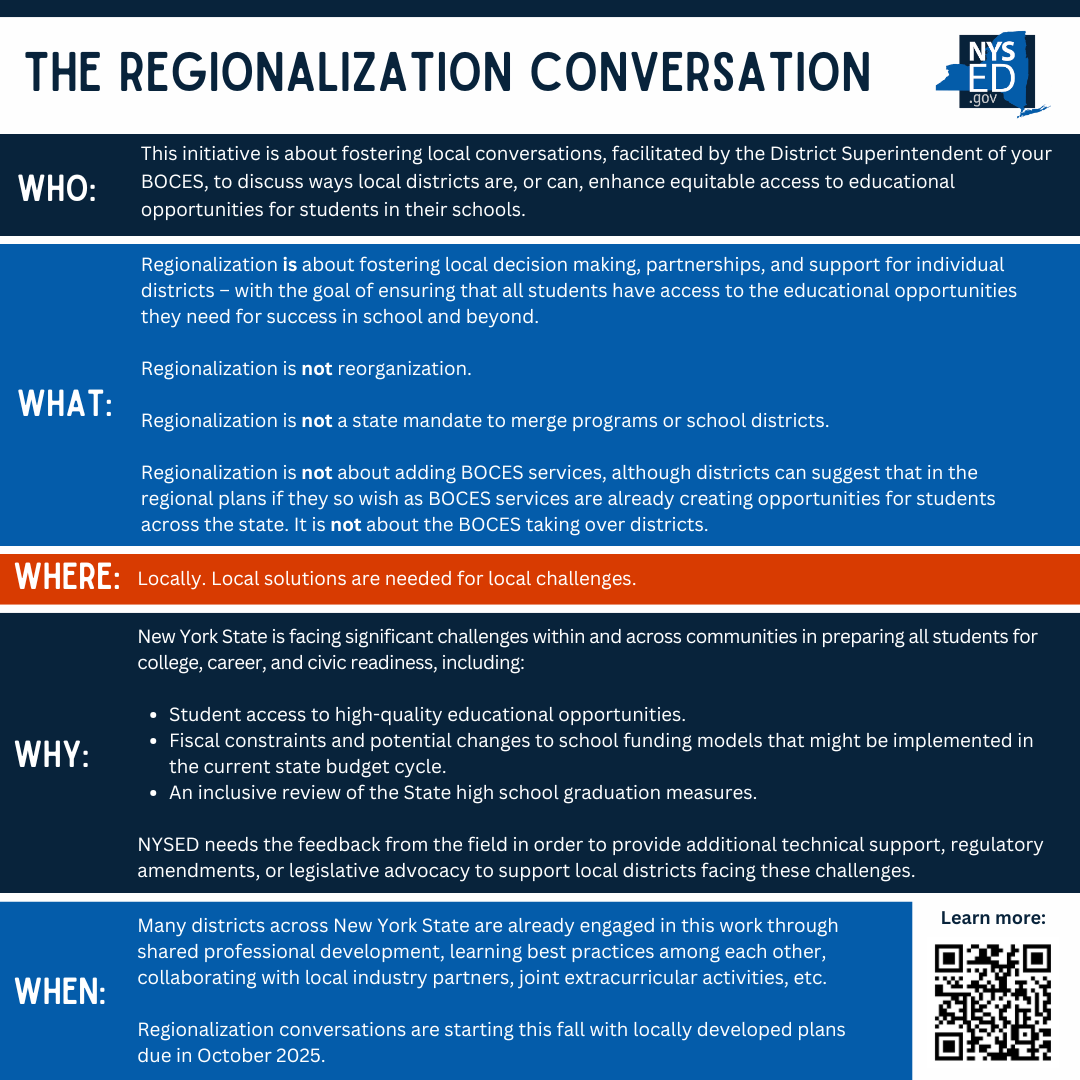 Regionalization Conversation Sheet
