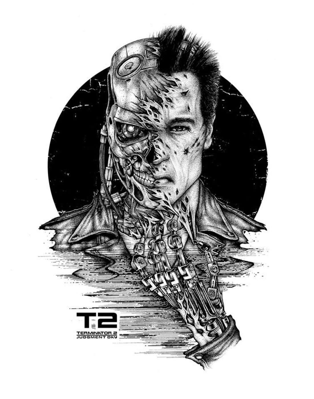 terminator 2 drawing