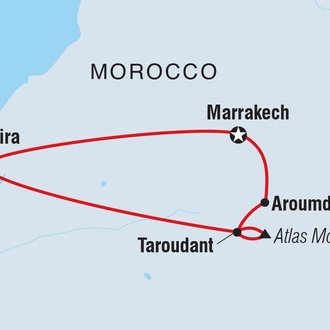 tourhub | Intrepid Travel | Morocco Family Holiday | Tour Map