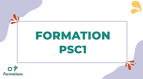 Représentation de la formation : PSC1 