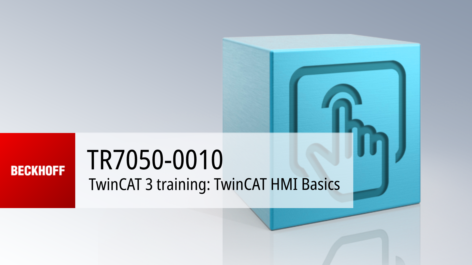 TwinCAT 3 Training: TwinCAT HMI Basics | Beckhoff AU