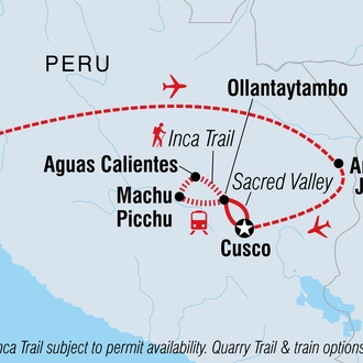 tourhub | Intrepid Travel | Inca Encounter | Tour Map