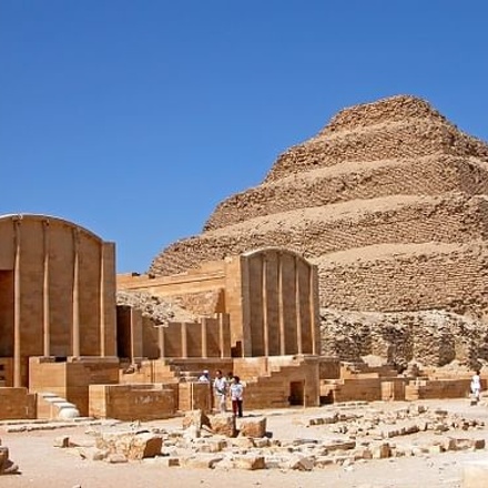 Aswan to Cairo: Giza and Saqqara Pyramid Highlights, Memphis and National Museum of Egyptian Civilization - overnight