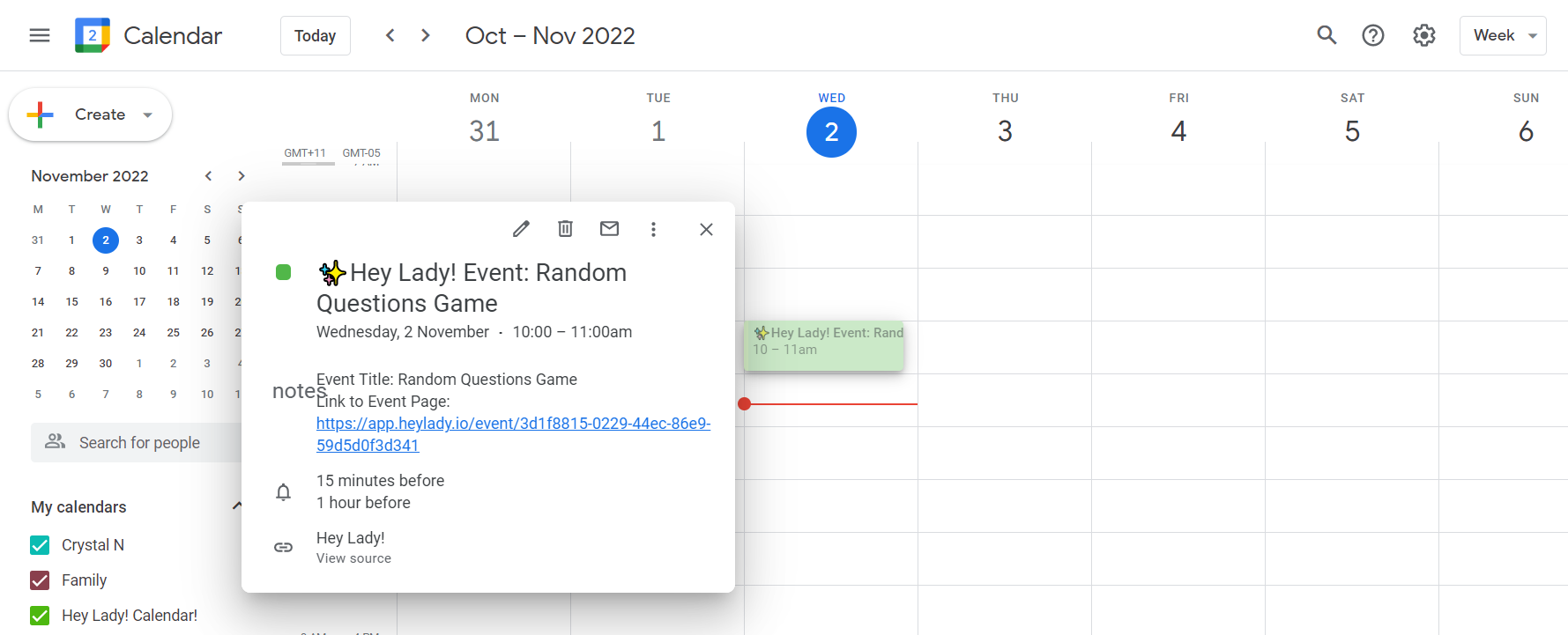 How do I add events to my Google Calendar?