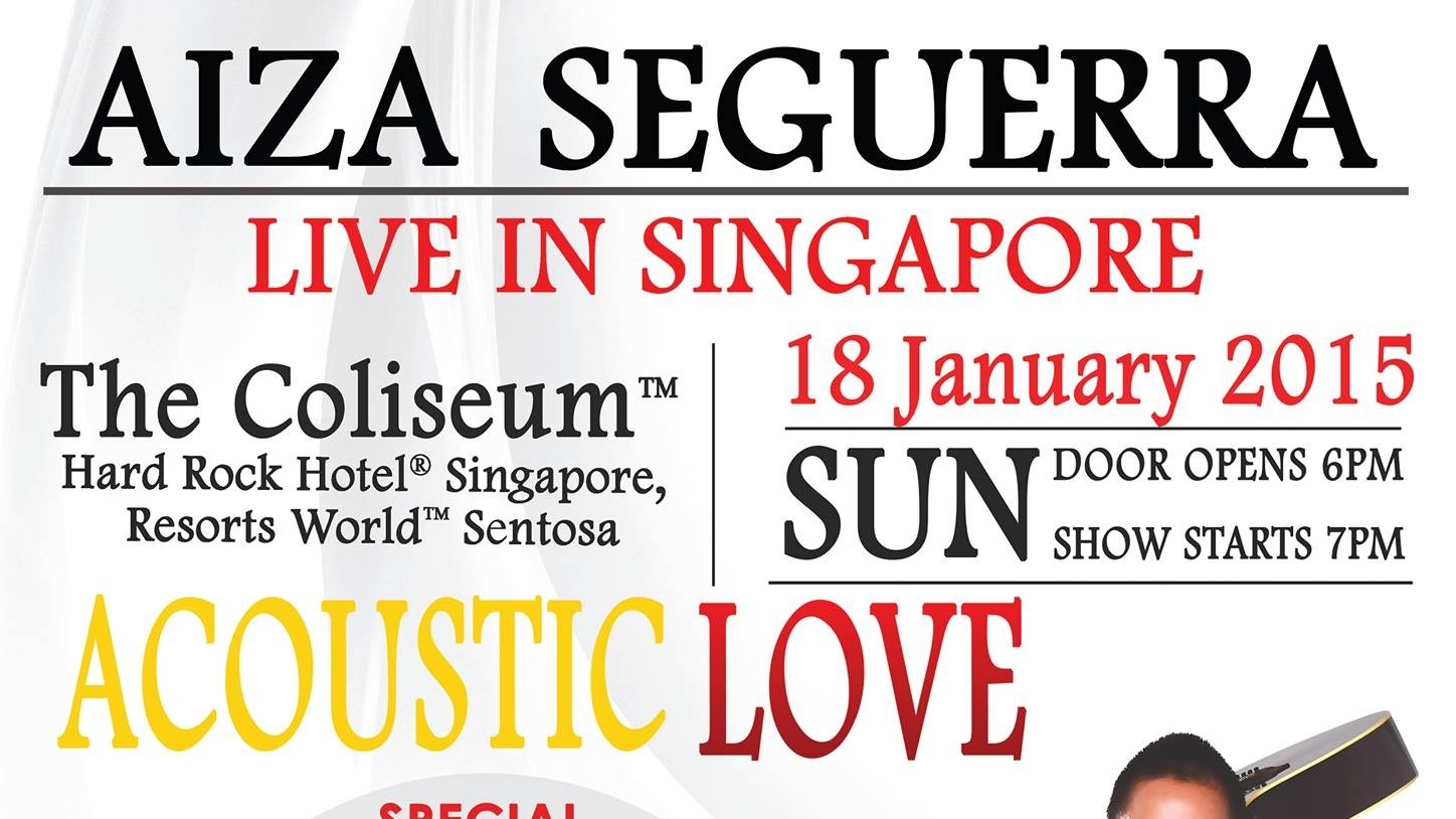 Aiza Seguerra Live in Singapore