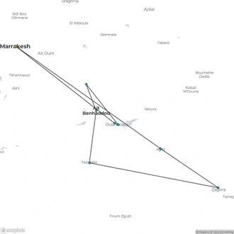 tourhub | Today Voyages | Escape to the desert XM24-08 | Tour Map