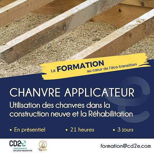 Représentation de la formation : Chanvre applicateur 