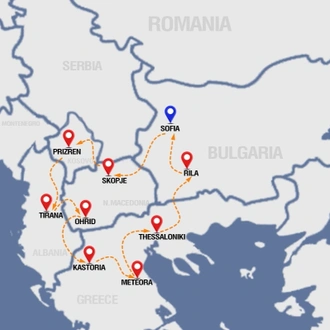 tourhub | Ajdinis Travel | 5 Balkan Countries from Sofia 