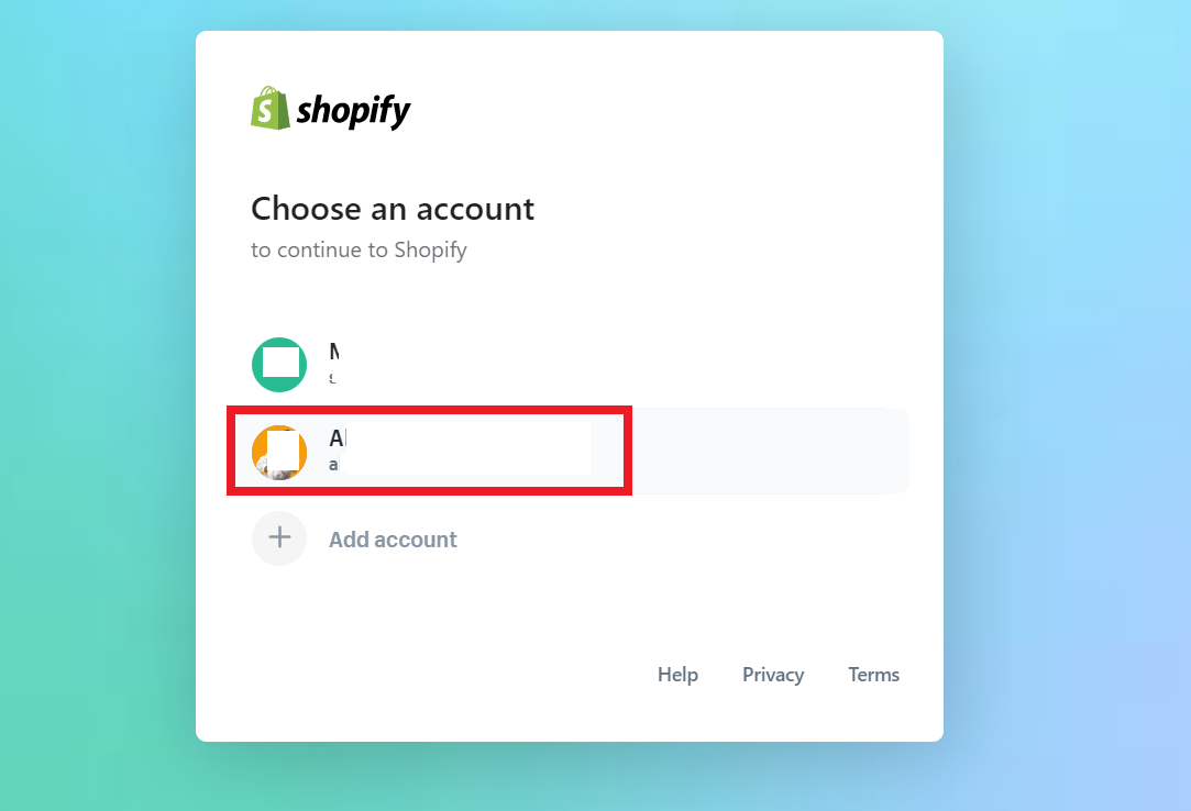 two shopify accounts