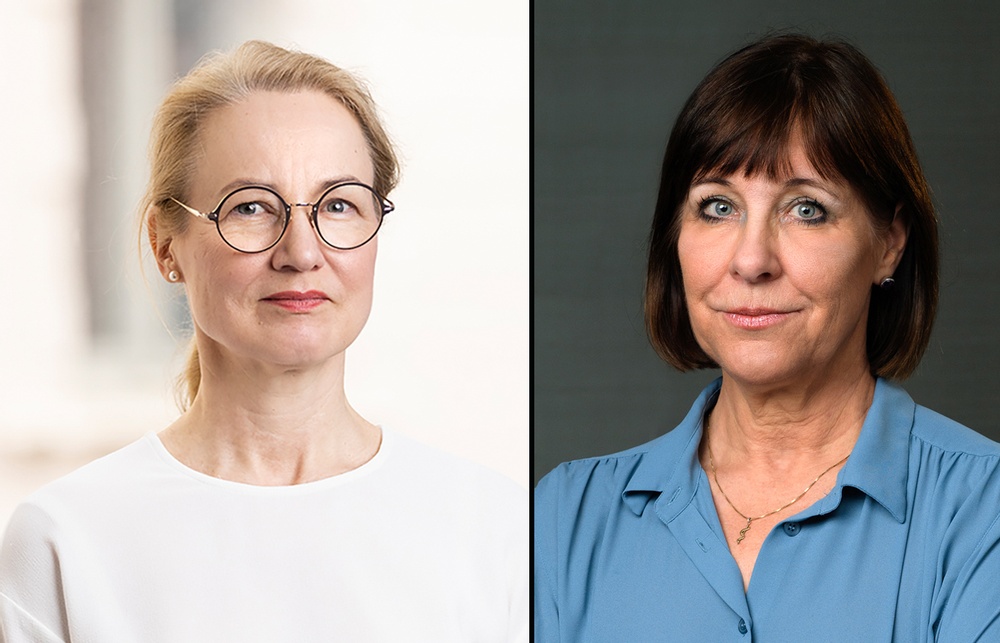 Ulrika Årehed Kågström och Karin Båtelson. Foto: Press