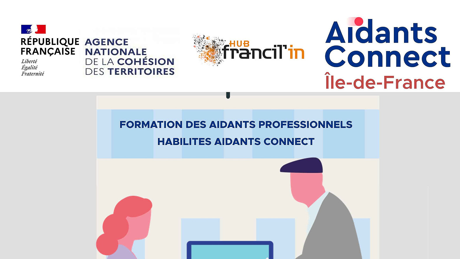 Représentation de la formation : Formation Aidants Connect Ile De France