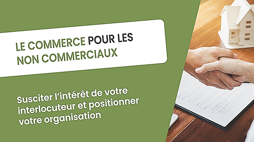 Représentation de la formation : LE COMMERCE POUR LES NON COMMERCIAUX