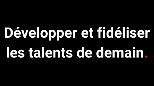 Représentation de la formation : Développer et fidéliser les talents de demain