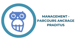 Représentation de la formation : MP - 5  Management  - Parcours ancrage PRADITUS 