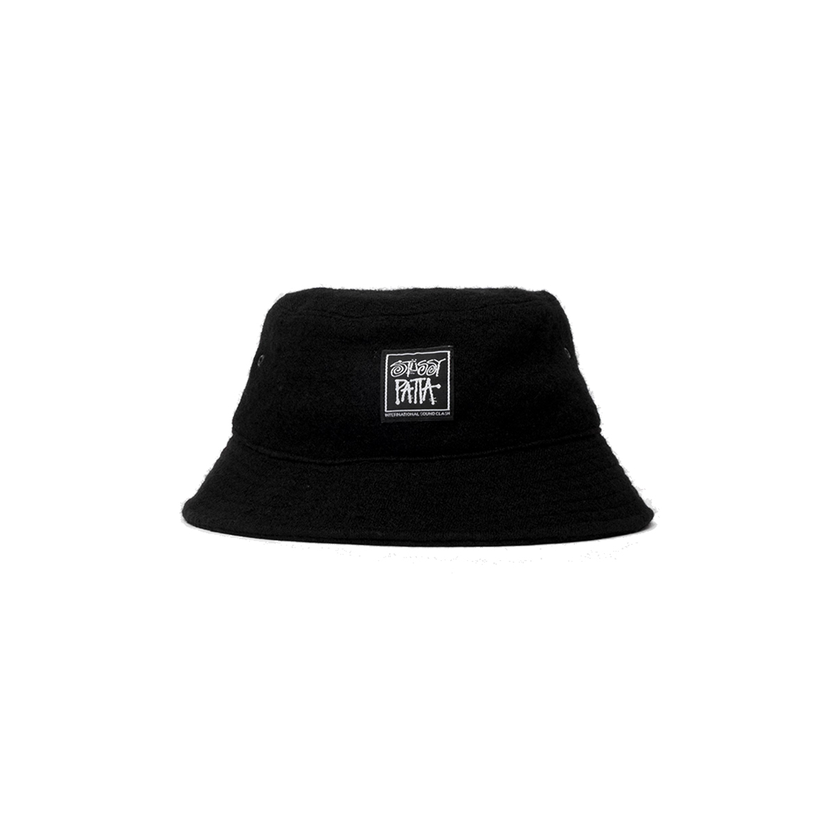 Stussy x Patta Boiled Wool Bucket Hat Black (2019) | TBD - KLEKT