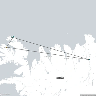 tourhub | Borea Adventures | Lost Fjords | Tour Map