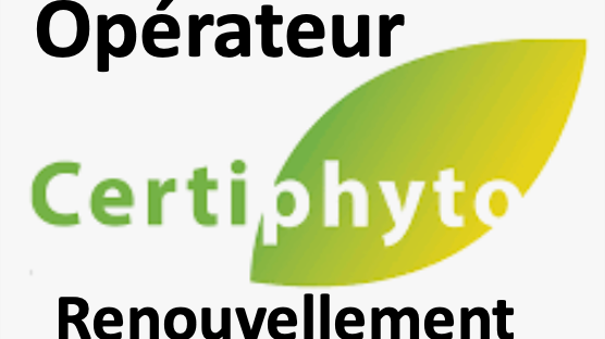 Représentation de la formation : Formation CERTIPHYTO - Certificat individuel professionnel Produits Phytopharmaceutiques (Certiphyto) - Opérateur – Renouvellement