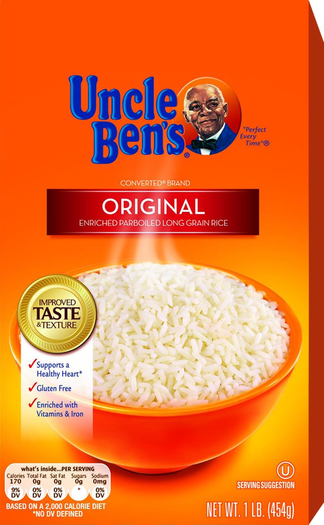 Package of Uncle Bens Rice