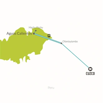 tourhub | Bamba Travel | Machu Picchu by Train 2D/1N (Sleep in Aguas Calientes) | Tour Map