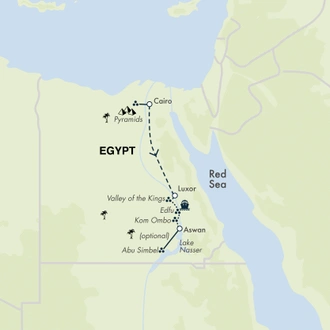 tourhub | Exodus | Nile Cruise - Premium | Tour Map