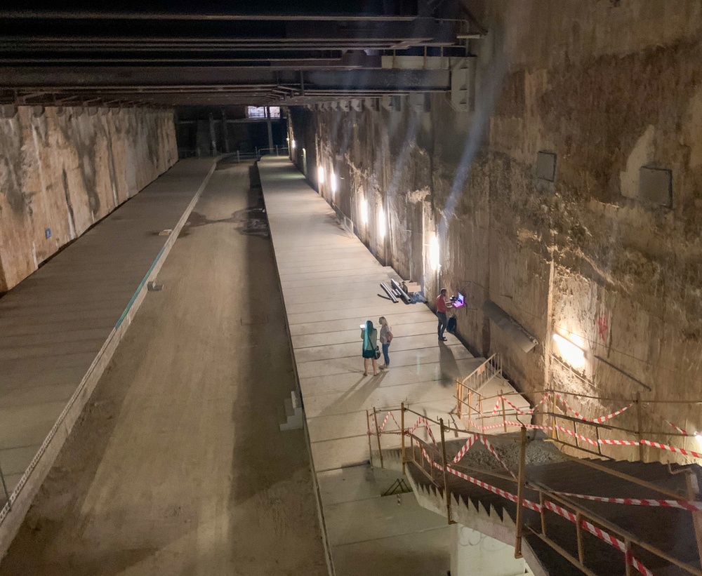 Tunnel i Valencia som än så länge är bar. 