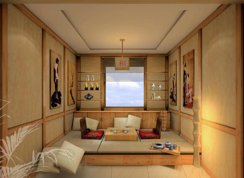 desain interior apartemen studio gaya jepang