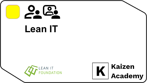 Représentation de la formation : Formation Lean IT Foundation