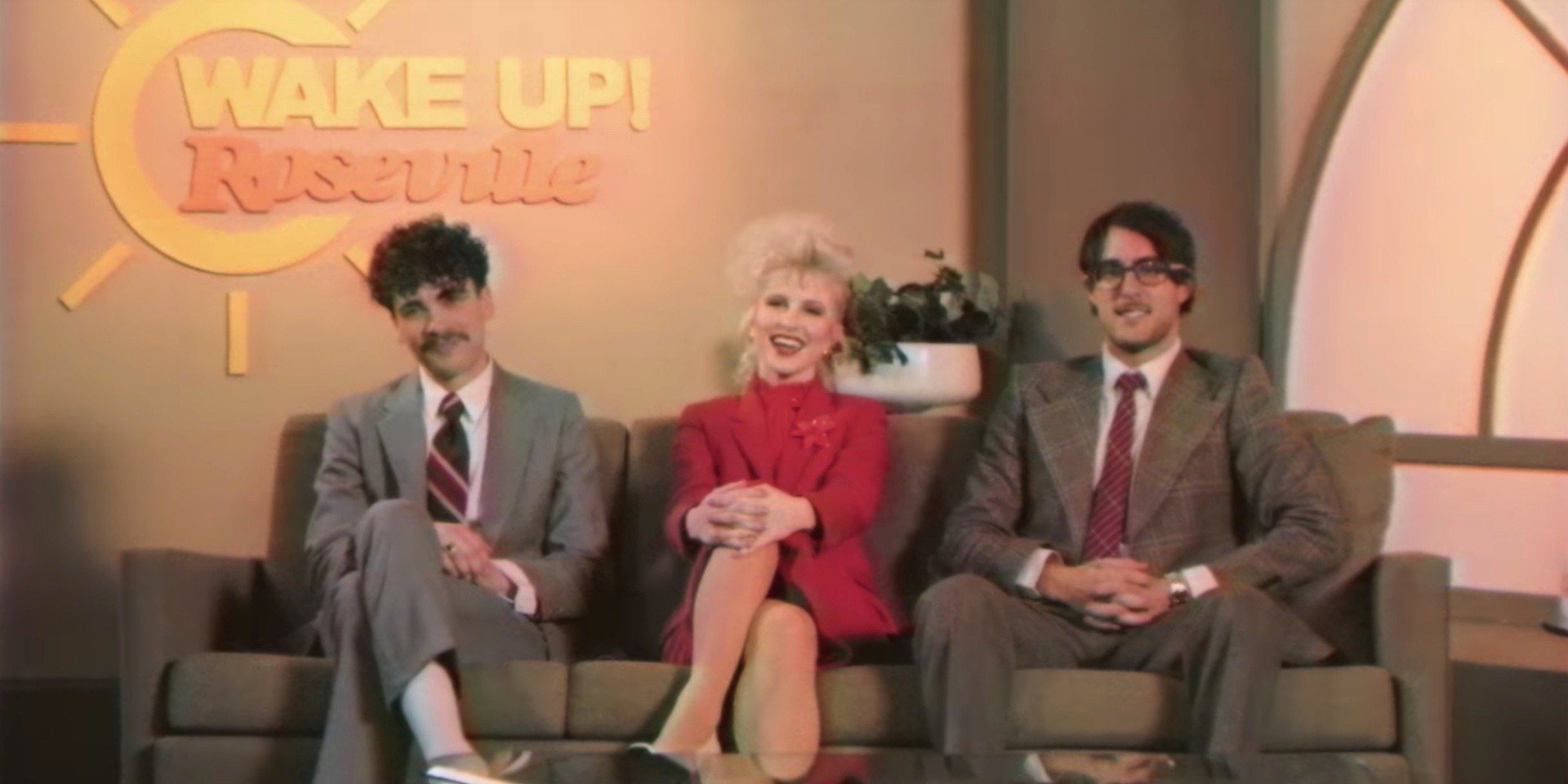 Paramore are television show hosts on the brink of losing it in the 'Rose-Colored Boy' video – watch