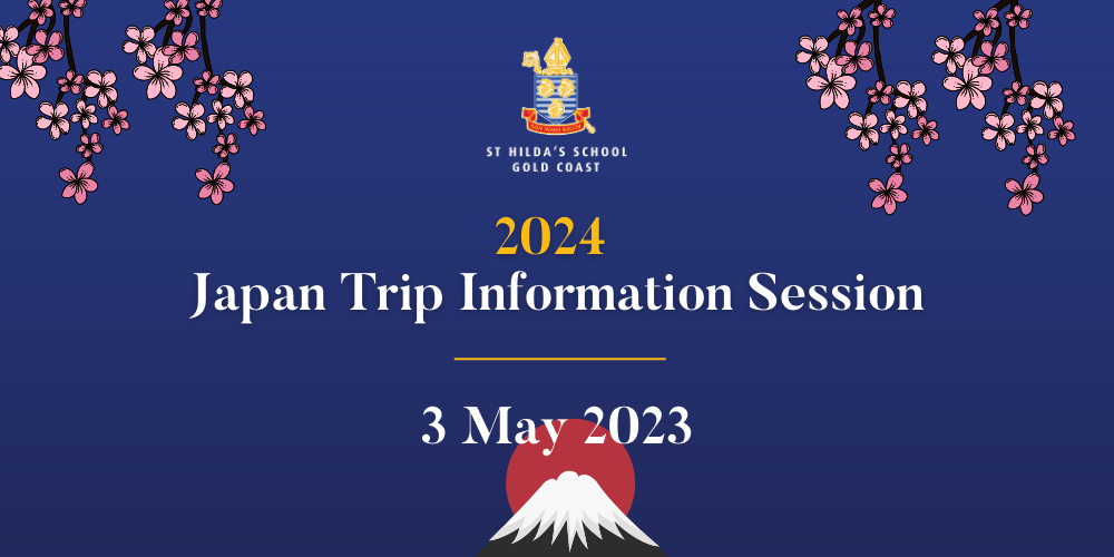 Japan 2024 Trip Information Session, Southport, Wed 3rd May 2023, 5