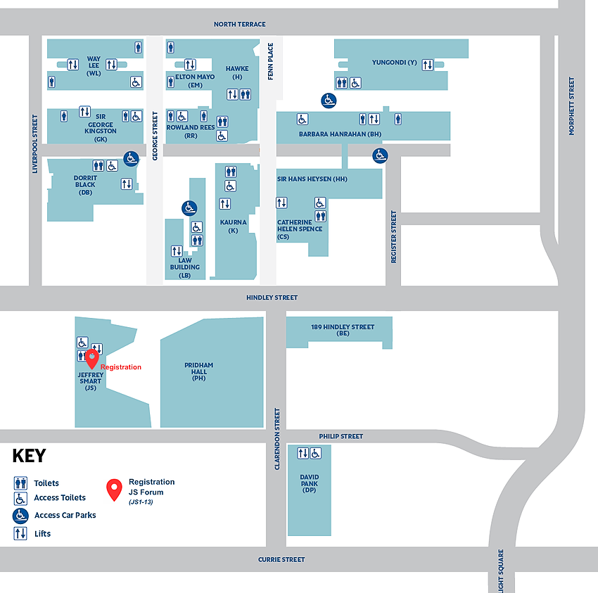 City West Campus Map