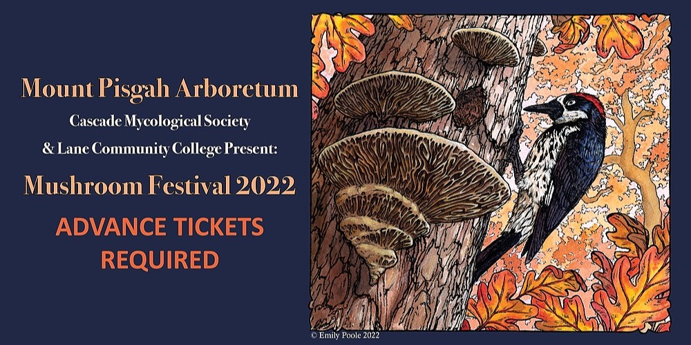 Mount Pisgah Arboretum Mushroom Festival, Sun Oct 30th 2022, 1000 am