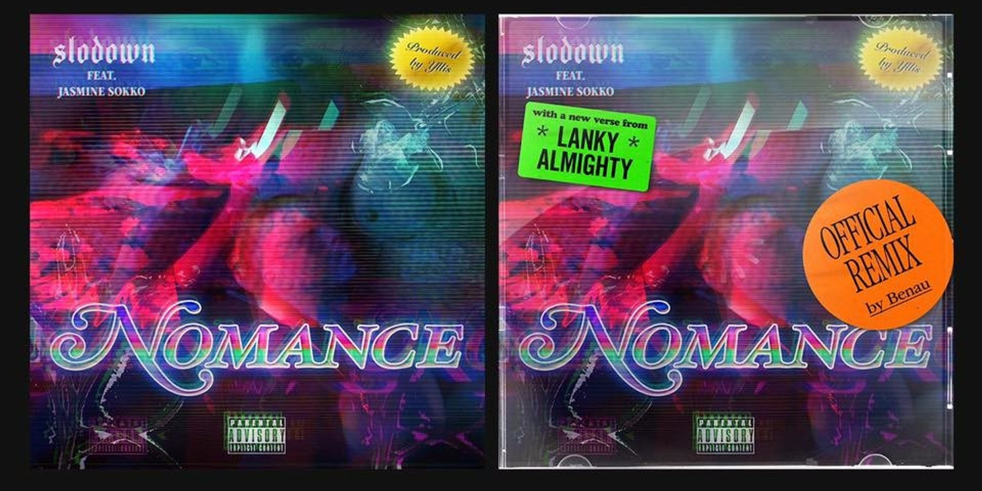 LISTEN: Toronto beatsmith Benau & NYC rapper Lanky Almighty remix Slodown & Jasmine Sokko's 'Nomance'