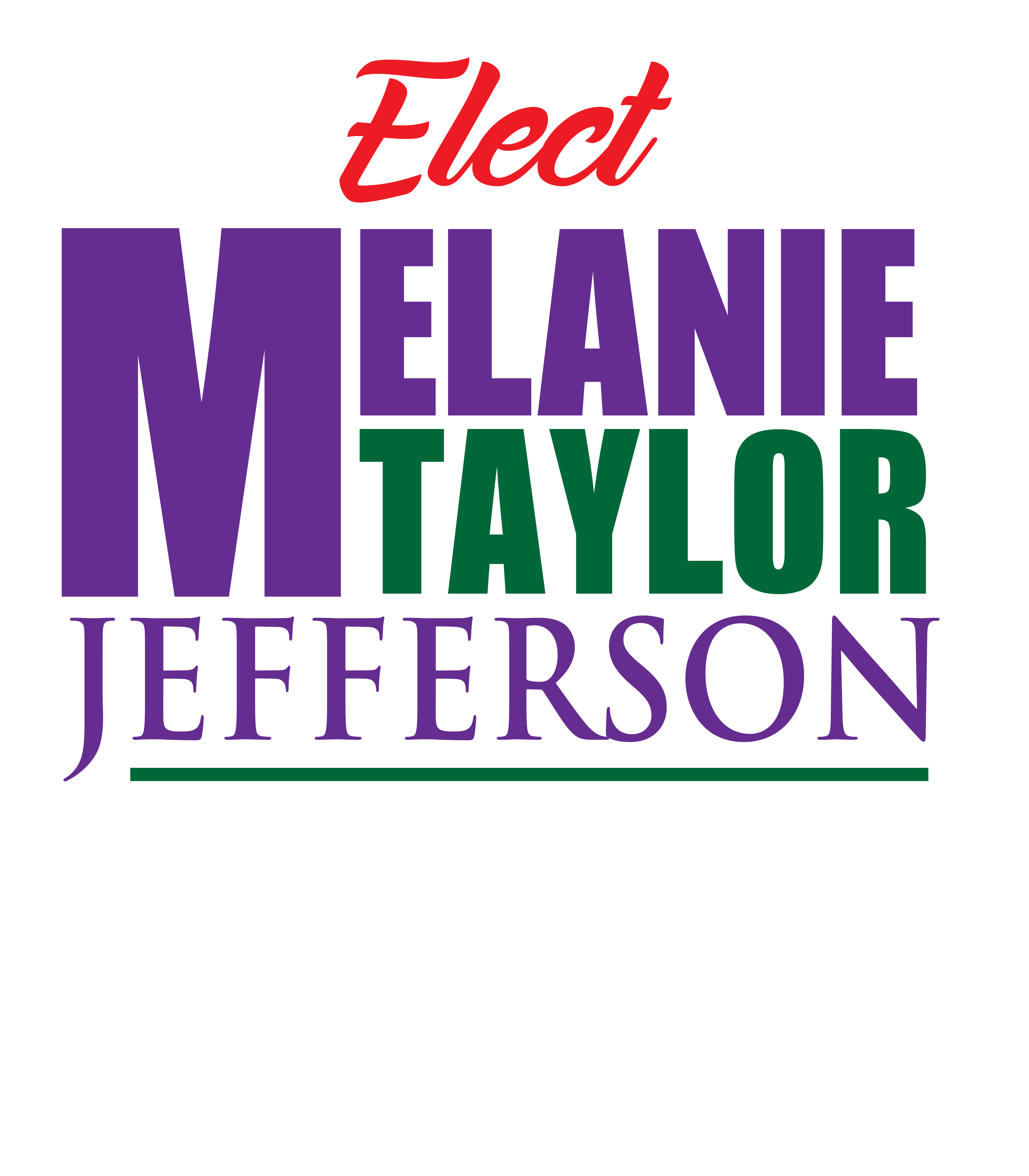 Committee to Elect Melanie Taylor Jefferson logo