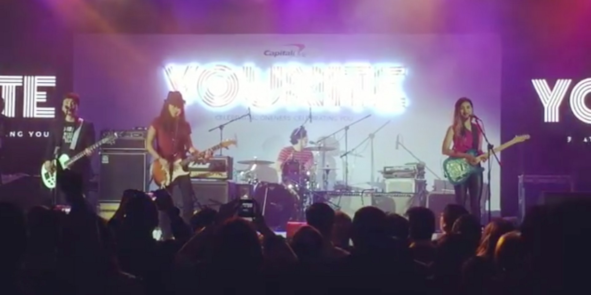 Buddy Zabala, Marcus Adoro, Maysh Baay, and Raymund Marasigan perform Pare Ko in Eraserheads mini reunion– watch