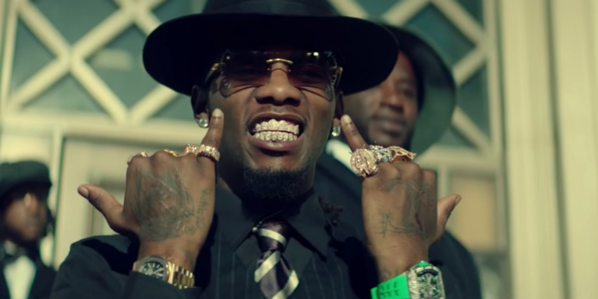 Offset and Gucci Mane are old-timey bank robbers in music video for 'Quarter Milli' – watch