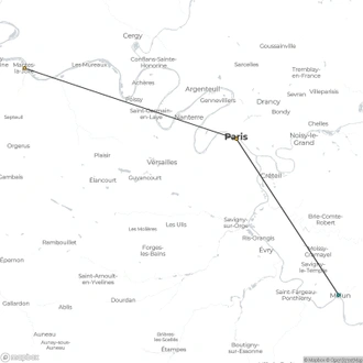 tourhub | CroisiEurope Cruises | The Meandering Seine (port-to-port cruise) | Tour Map