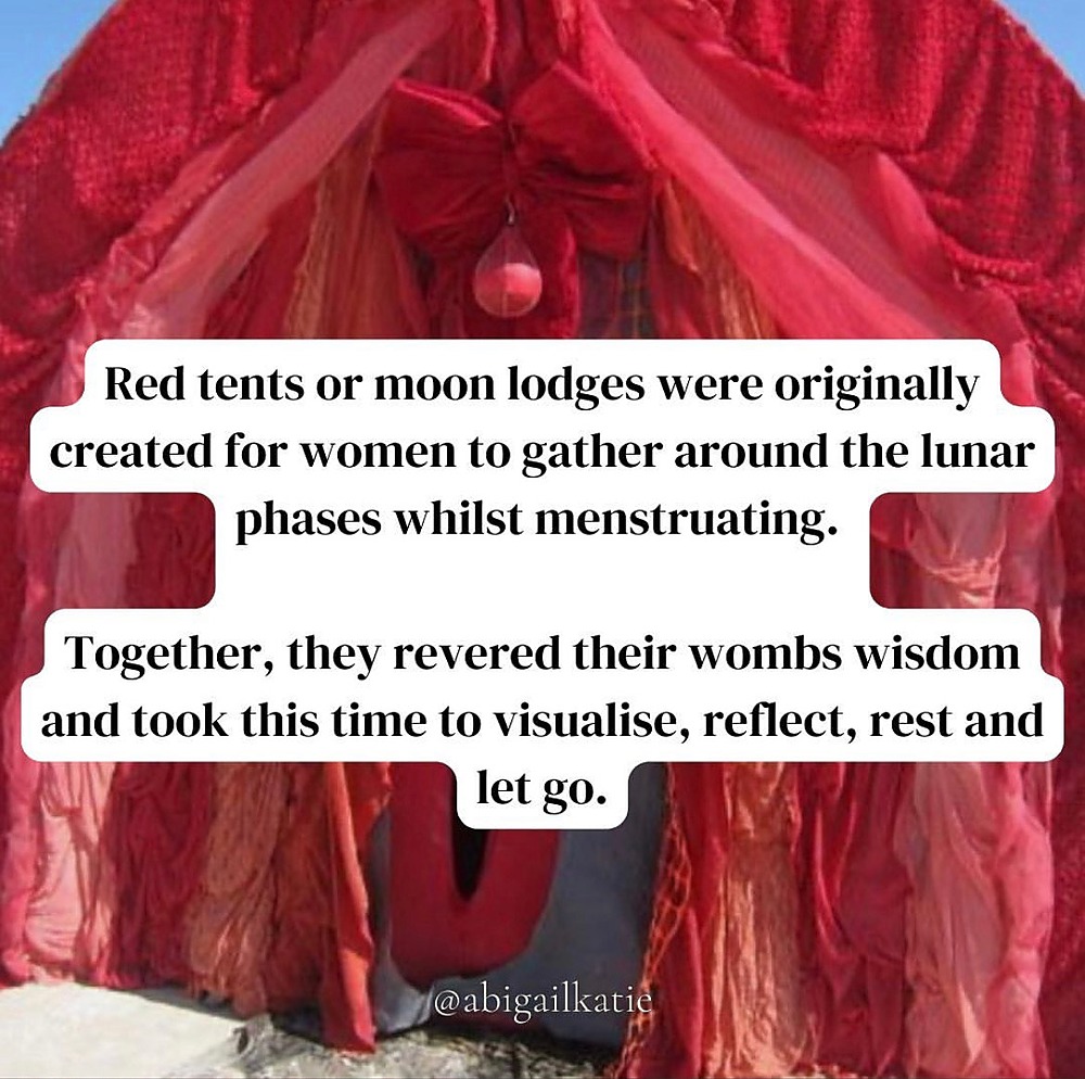 Women circle - red tent gathering